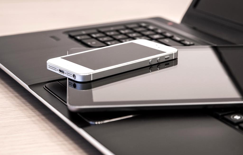 Futuristic digital interface background